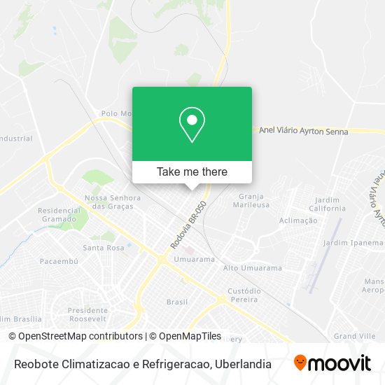 Reobote Climatizacao e Refrigeracao map