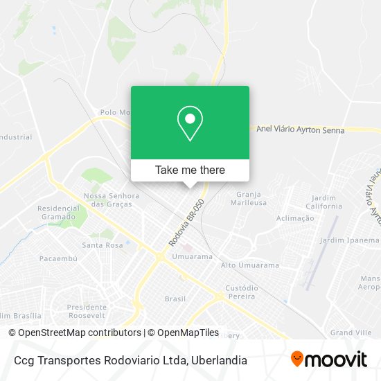 Mapa Ccg Transportes Rodoviario Ltda