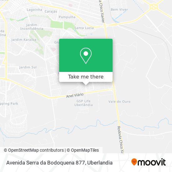 Mapa Avenida Serra da Bodoquena 877