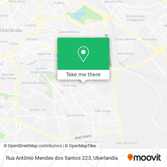 Rua Antônio Mendes dos Santos 223 map