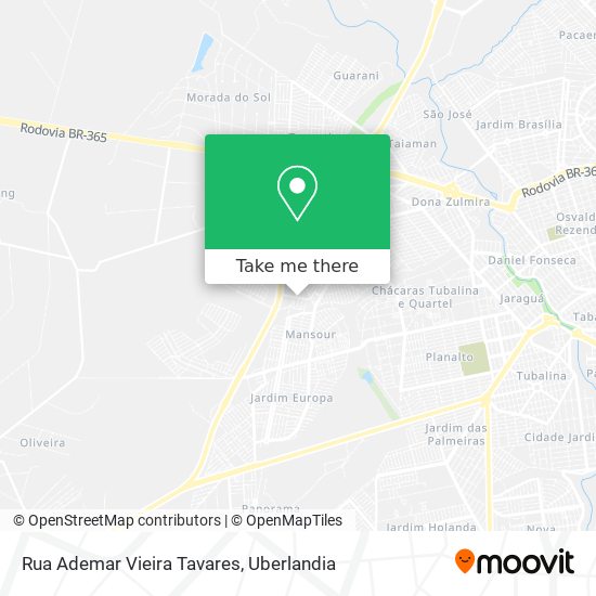 Rua Ademar Vieira Tavares map