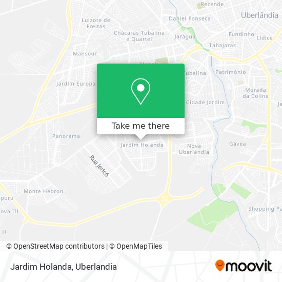 Mapa Jardim Holanda