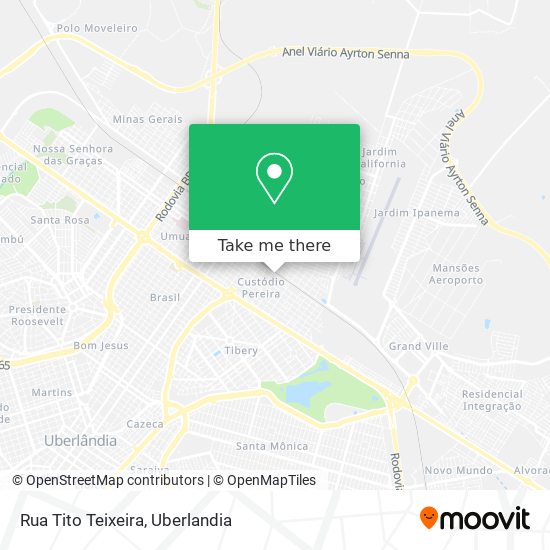 Mapa Rua Tito Teixeira