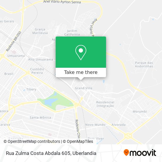 Rua Zulma Costa Abdala 605 map