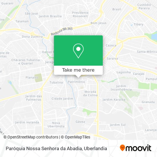 Paróquia Nossa Senhora da Abadia map