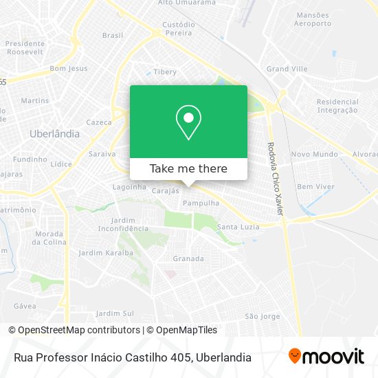 Mapa Rua Professor Inácio Castilho 405