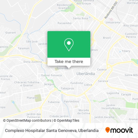 Complexo Hospitalar Santa Genoveva map