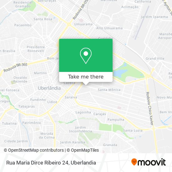 Mapa Rua Maria Dirce Ribeiro 24