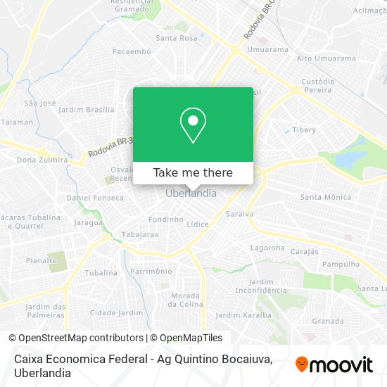 Caixa Economica Federal - Ag Quintino Bocaiuva map