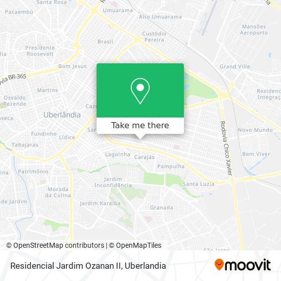 Residencial Jardim Ozanan II map