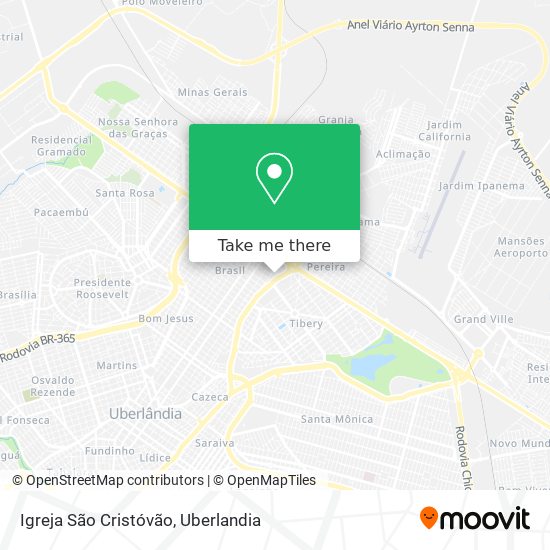 Mapa Igreja São Cristóvão