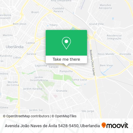 Avenida João Naves de Ávila 5428-5450 map