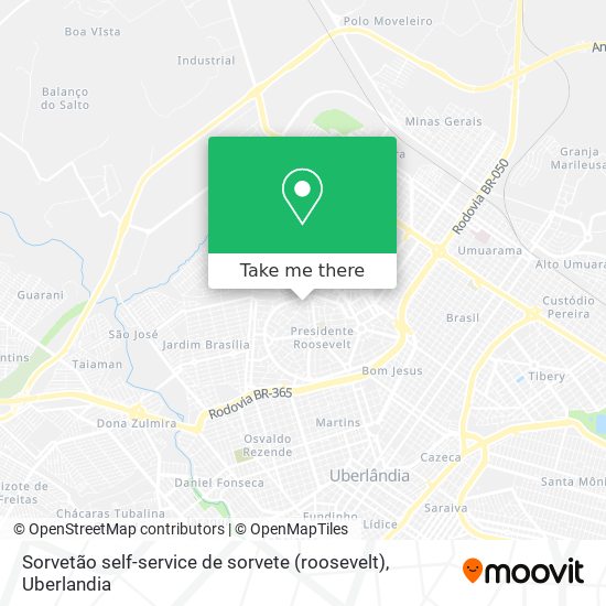 Sorvetão self-service de sorvete (roosevelt) map