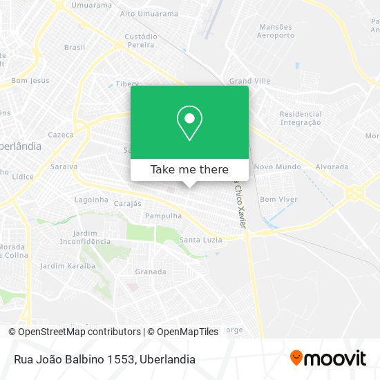 Rua João Balbino 1553 map