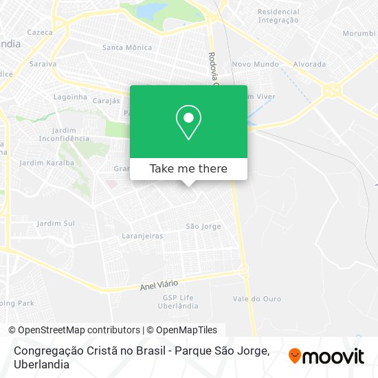 Congregação Cristã no Brasil - Parque São Jorge map