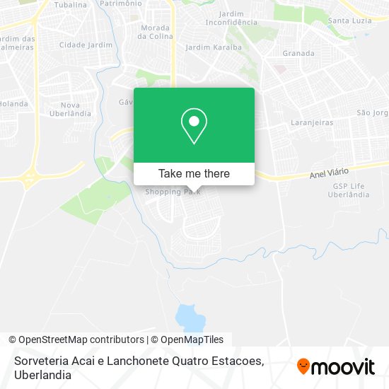Sorveteria Acai e Lanchonete Quatro Estacoes map