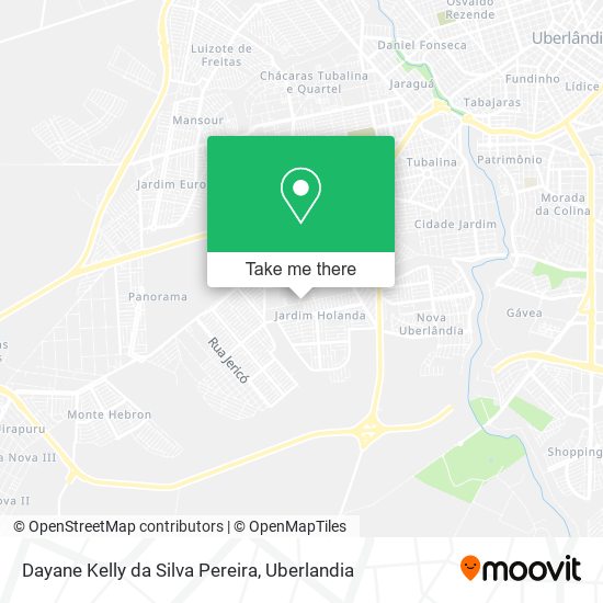 Dayane Kelly da Silva Pereira map