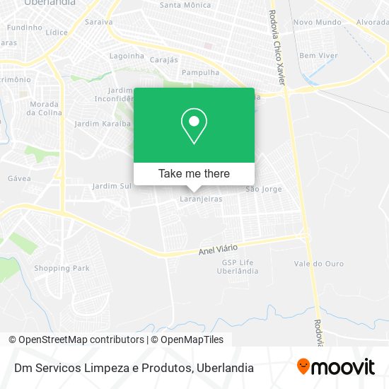 Mapa Dm Servicos Limpeza e Produtos