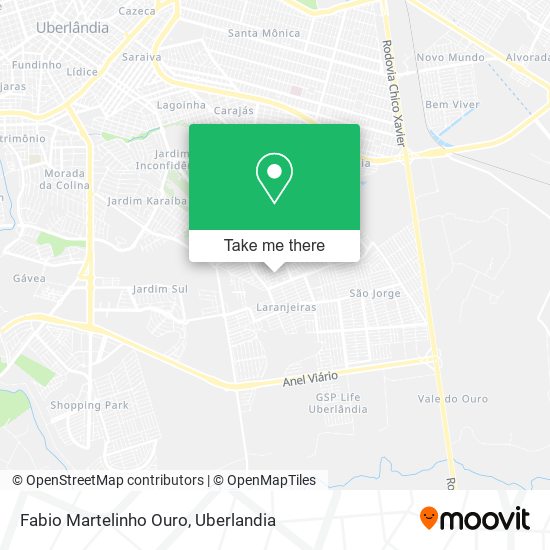 Fabio Martelinho Ouro map