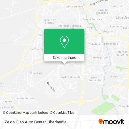 Ze do Oleo Auto Center map