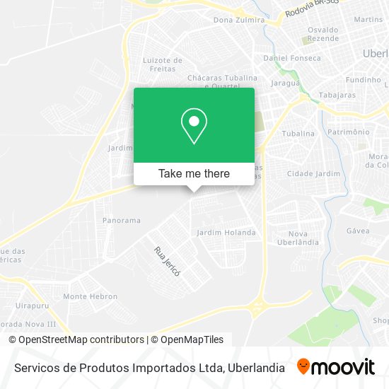 Servicos de Produtos Importados Ltda map