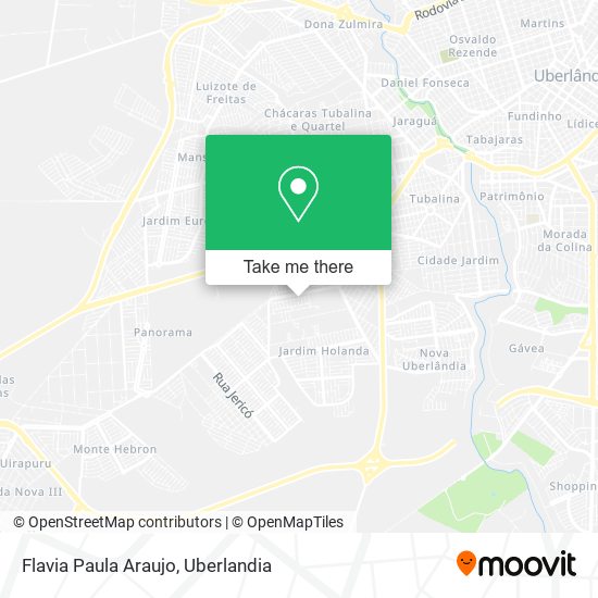 Flavia Paula Araujo map