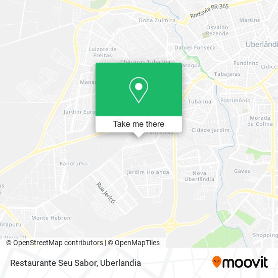 Mapa Restaurante Seu Sabor