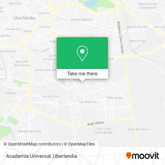 Academia Universal map