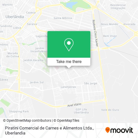 Piratini Comercial de Carnes e Alimentos Ltda. map