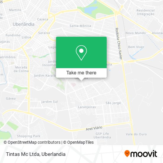 Tintas Mc Ltda map