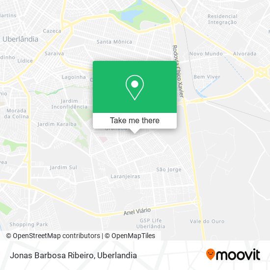 Mapa Jonas Barbosa Ribeiro