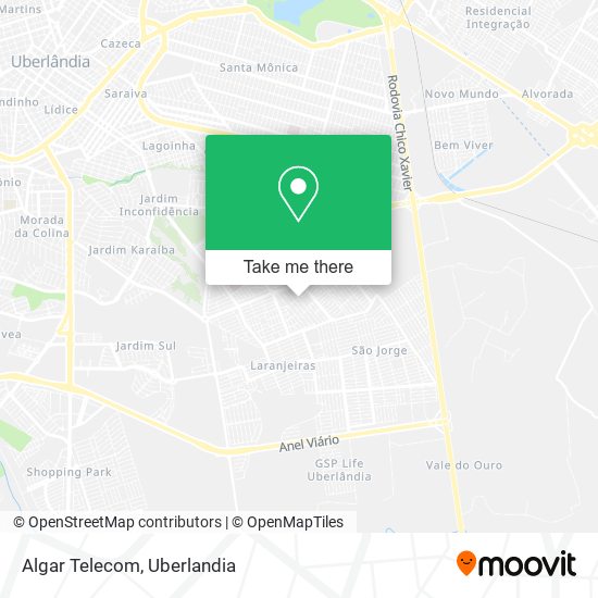 Mapa Algar Telecom