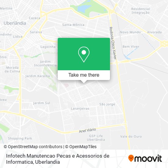 Infotech Manutencao Pecas e Acessorios de Informatica map