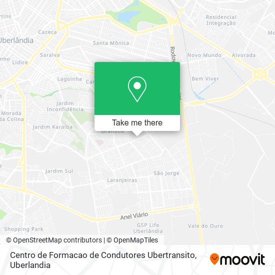 Centro de Formacao de Condutores Ubertransito map