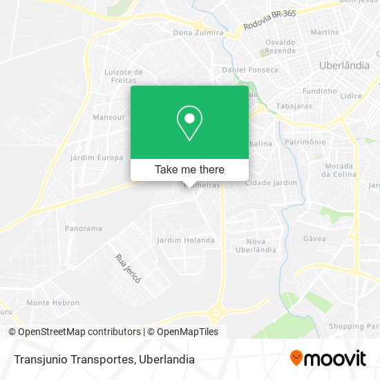 Transjunio Transportes map