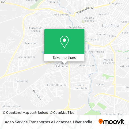 Acao Service Transportes e Locacoes map
