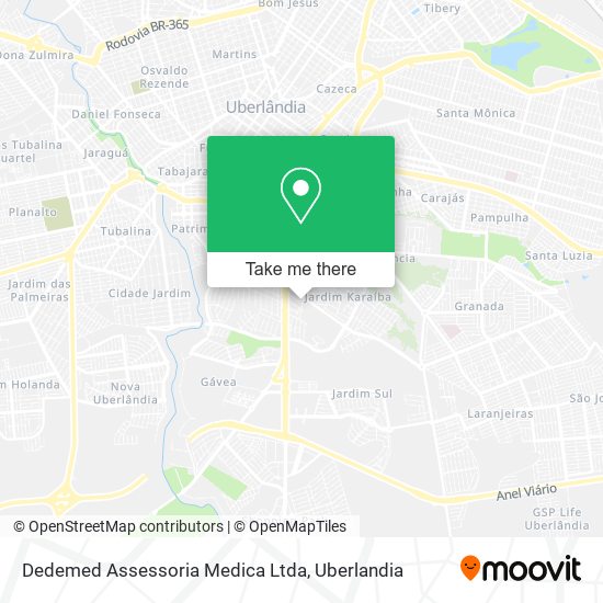 Mapa Dedemed Assessoria Medica Ltda