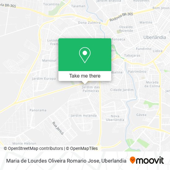 Maria de Lourdes Oliveira Romario Jose map