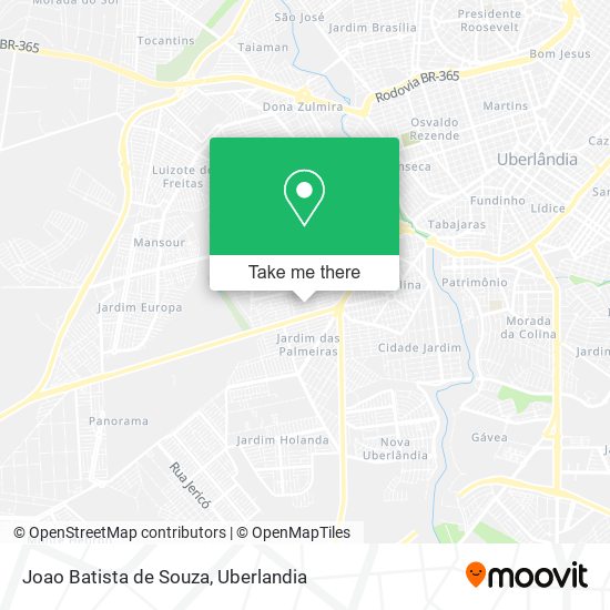 Joao Batista de Souza map