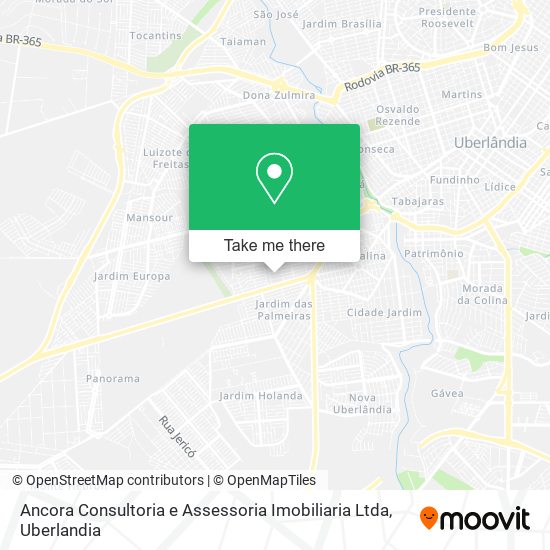 Mapa Ancora Consultoria e Assessoria Imobiliaria Ltda