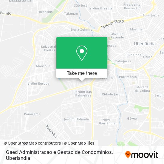 Gaed Administracao e Gestao de Condominios map