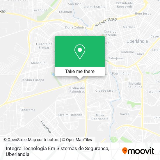 Mapa Integra Tecnologia Em Sistemas de Seguranca