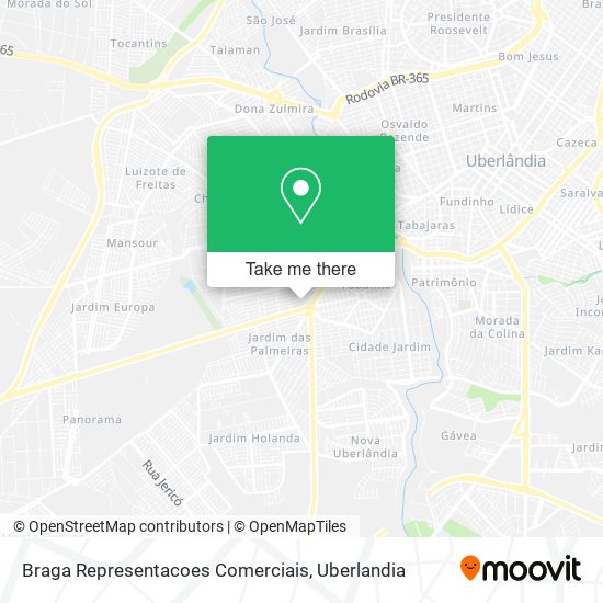 Mapa Braga Representacoes Comerciais