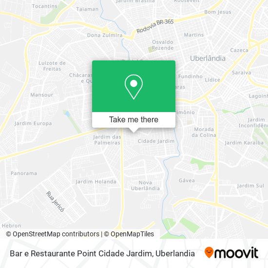 Bar e Restaurante Point Cidade Jardim map