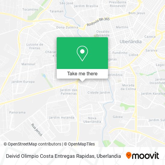Deivid Olimpio Costa Entregas Rapidas map