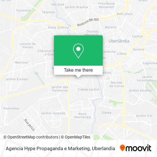 Agencia Hype Propaganda e Marketing map