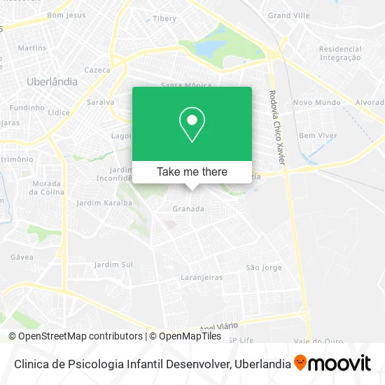 Clinica de Psicologia Infantil Desenvolver map