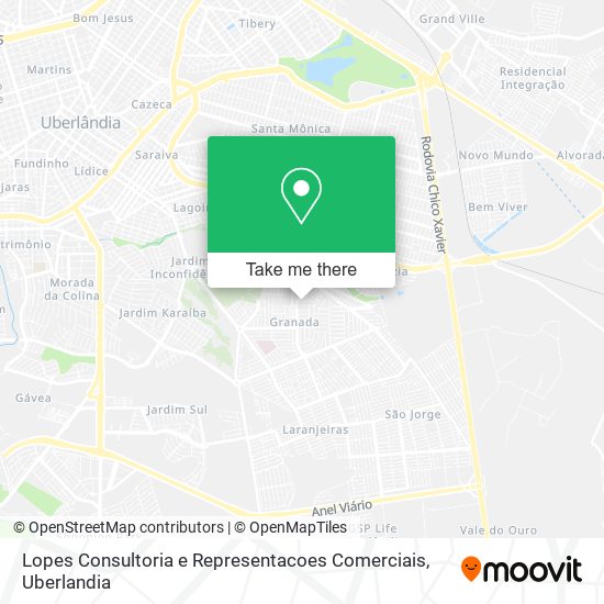 Mapa Lopes Consultoria e Representacoes Comerciais