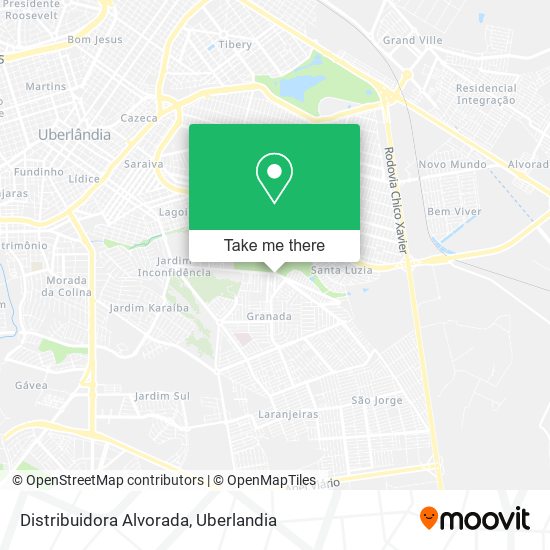 Distribuidora Alvorada map