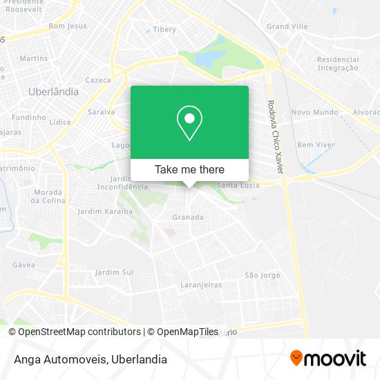 Mapa Anga Automoveis